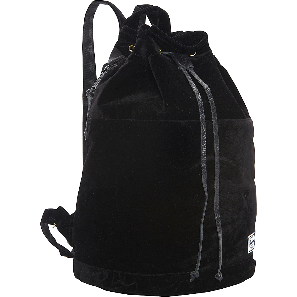 Herschel Supply Co. Hanson Velvet Backpack Black Velvet Herschel Supply Co. School Day Hiking Backpacks