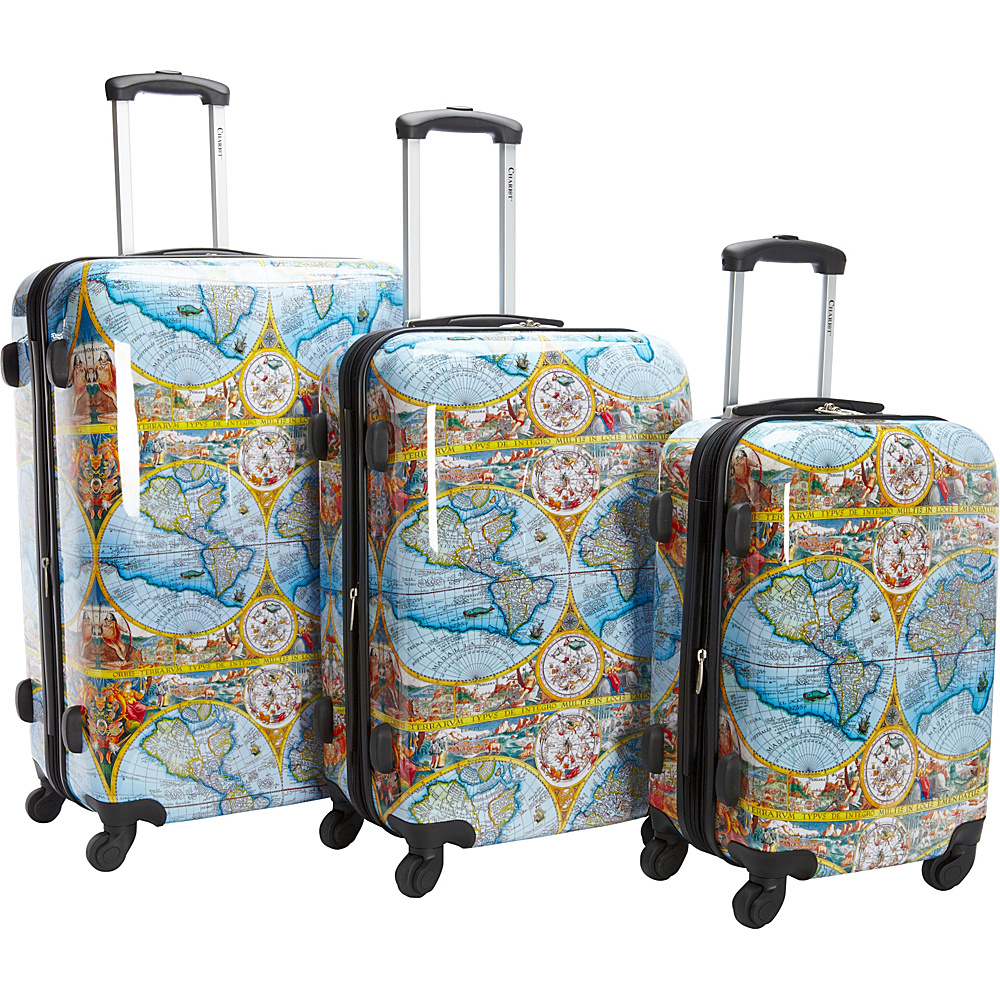 Chariot One World 3Pc Luggage Set Color Chariot Luggage Sets