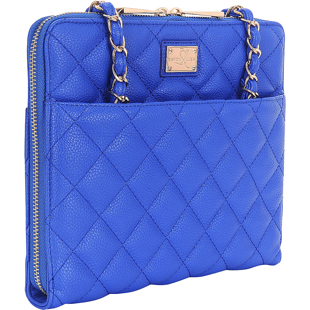 Sandy Lisa St. Tropez Quilted Purse iPad Air Blue Sandy Lisa Electronic Cases