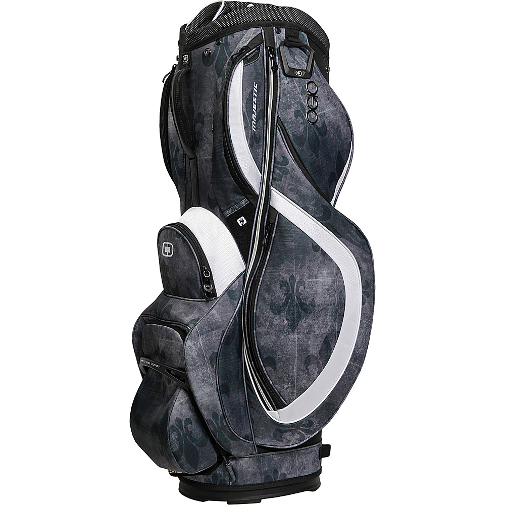 OGIO Majestic Cart Bag Fleur De Lis White OGIO Golf Bags