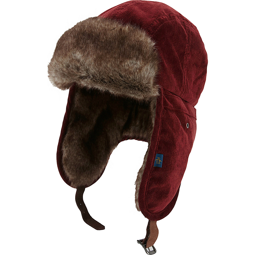 Original Penguin Jimmy Van Trapper Hat Red Large Extra large Original Penguin Hats Gloves Scarves