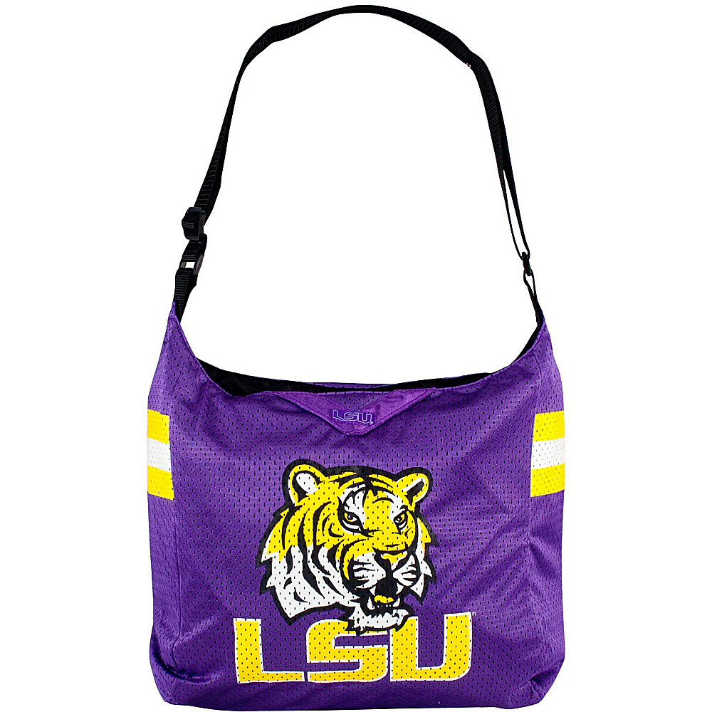 Littlearth Team Jersey Shoulder Bag SEC Teams Louisiana State University Littlearth Fabric Handbags
