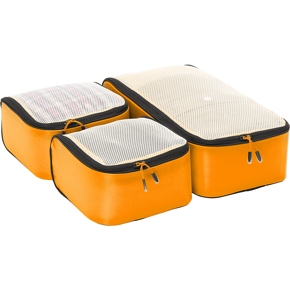 eBags Ultralight Packing Cubes Small 3pc Set OrangeYellow eBags Packing Aids