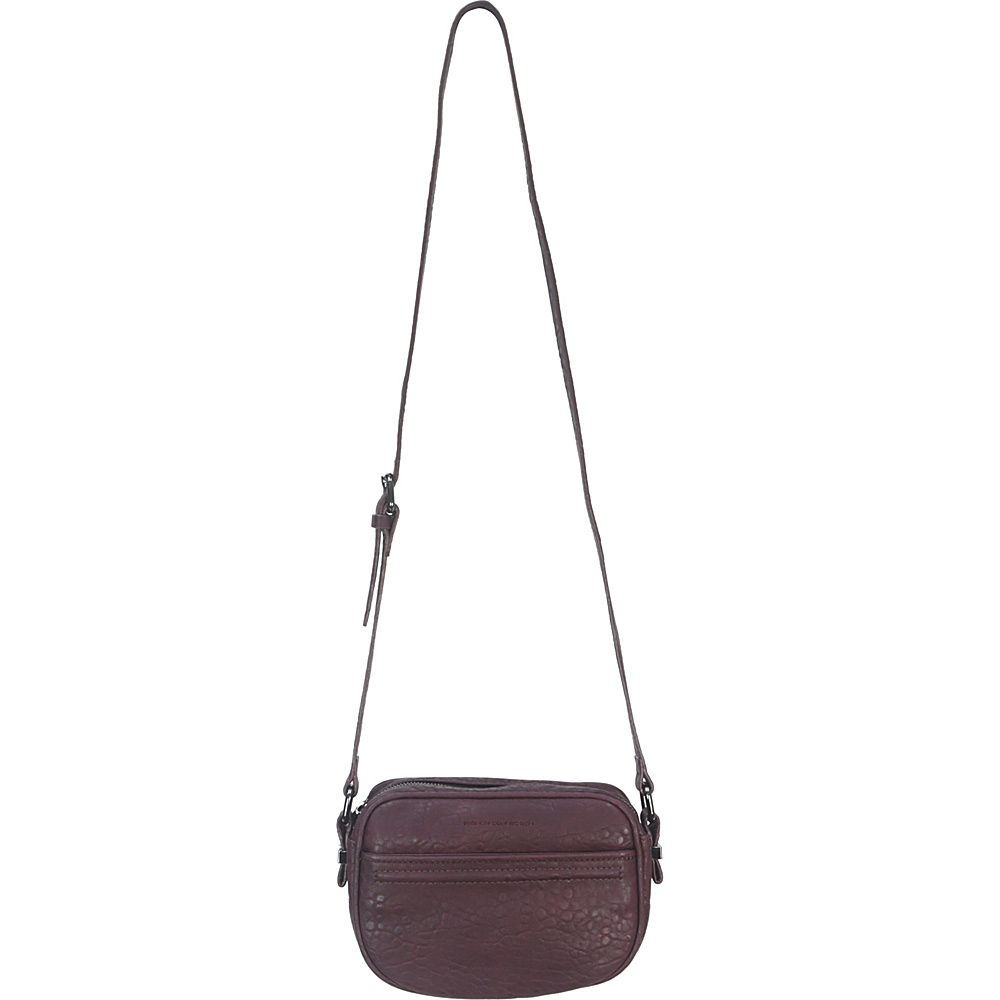 French Connection Kim Crossbody Biker Berry French Connection Manmade Handbags