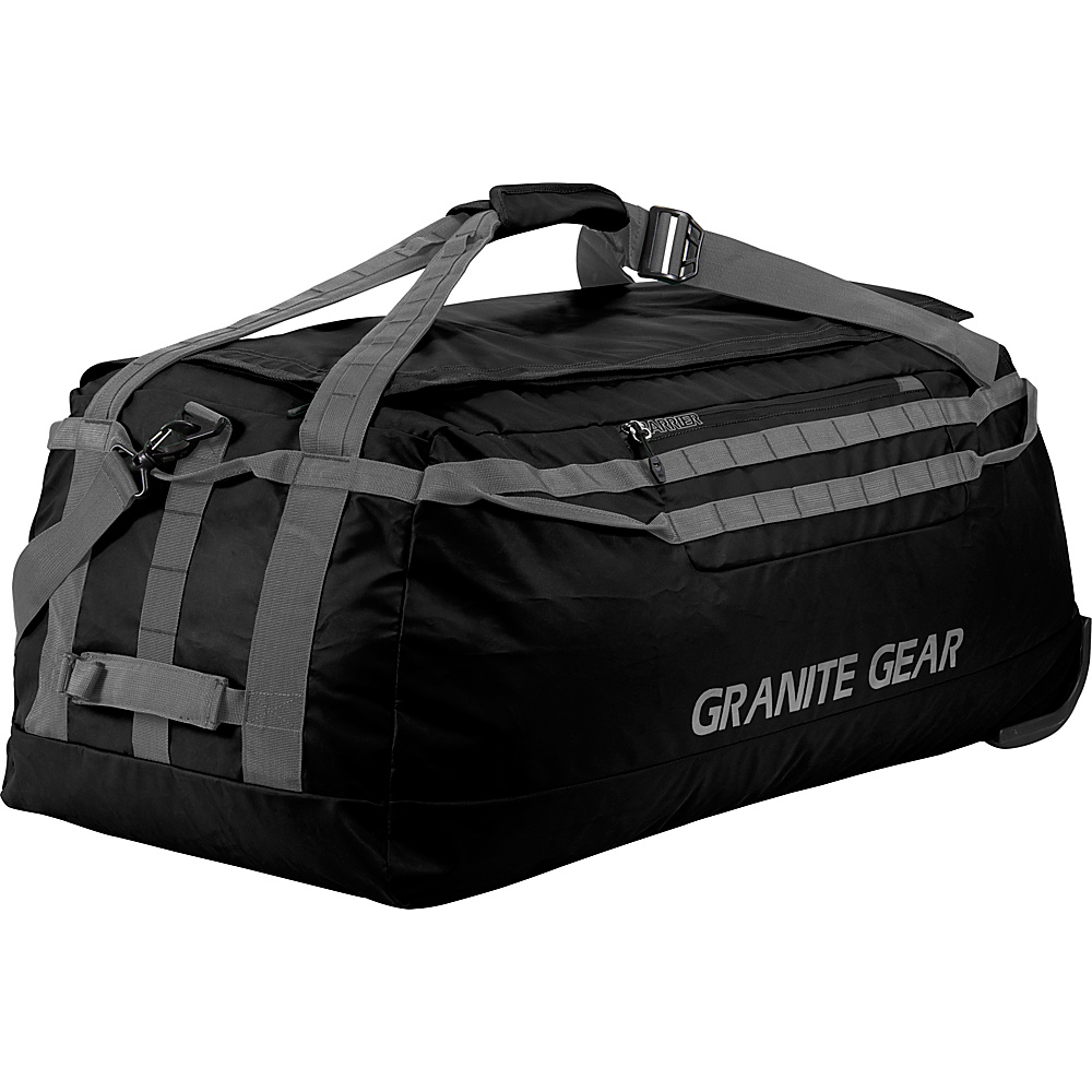 Granite Gear 36 inch Wheeled Packable Duffel XL Black Granite Gear Rolling Duffels