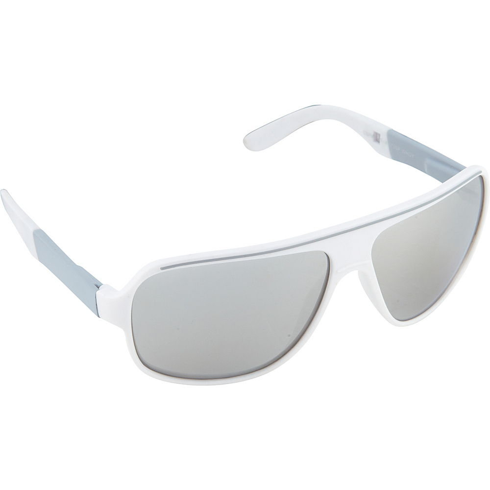 SouthPole Eyewear Shield Sunglasses White Grey SouthPole Eyewear Sunglasses