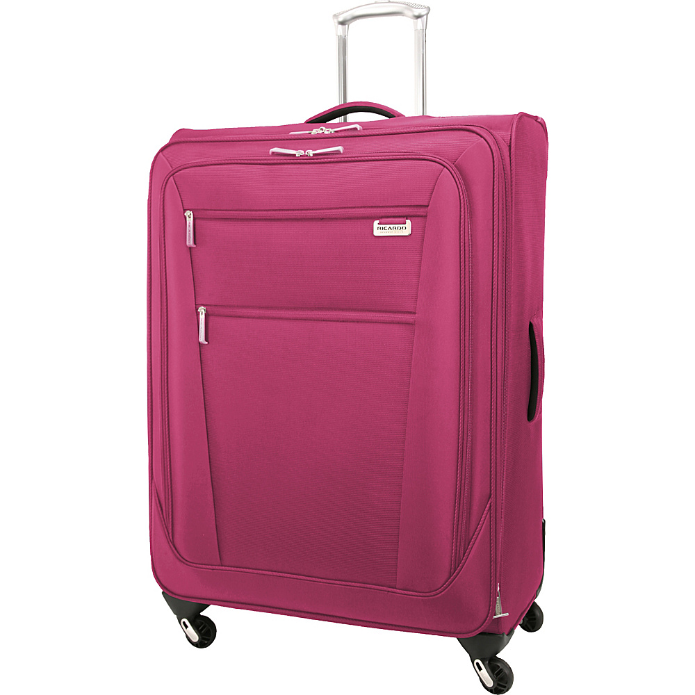 Ricardo Beverly Hills Del Mar 29 4 Wheel Expandable Upright Fuschia Pink Ricardo Beverly Hills Large Rolling Luggage
