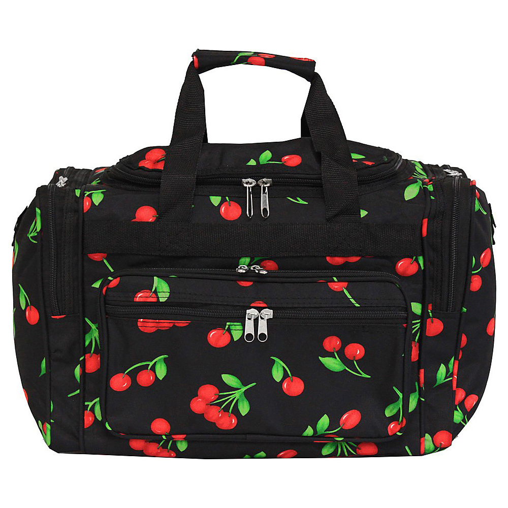 World Traveler Cherry 16 Shoulder Duffle Bag Cherry World Traveler Rolling Duffels
