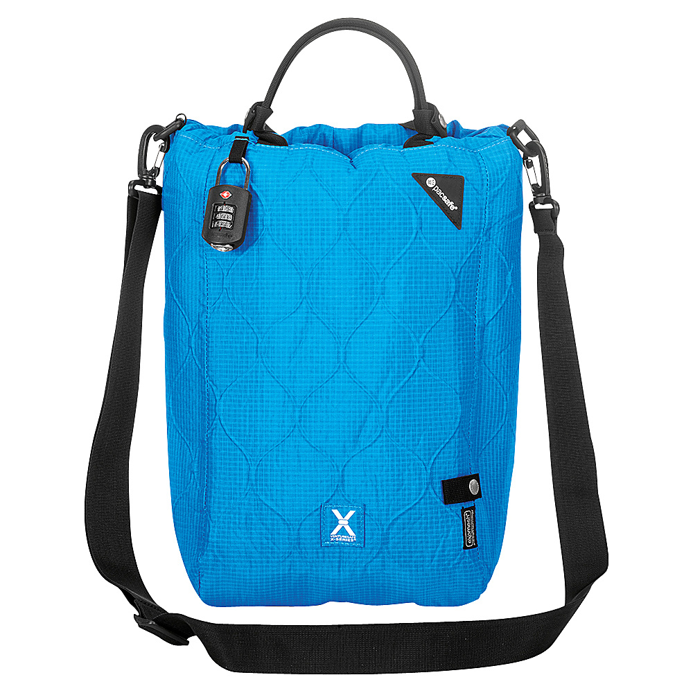Pacsafe Travelsafe X15 Anti Theft Portable Safe Hawaiian Blue Pacsafe Travel Shoulder Bags