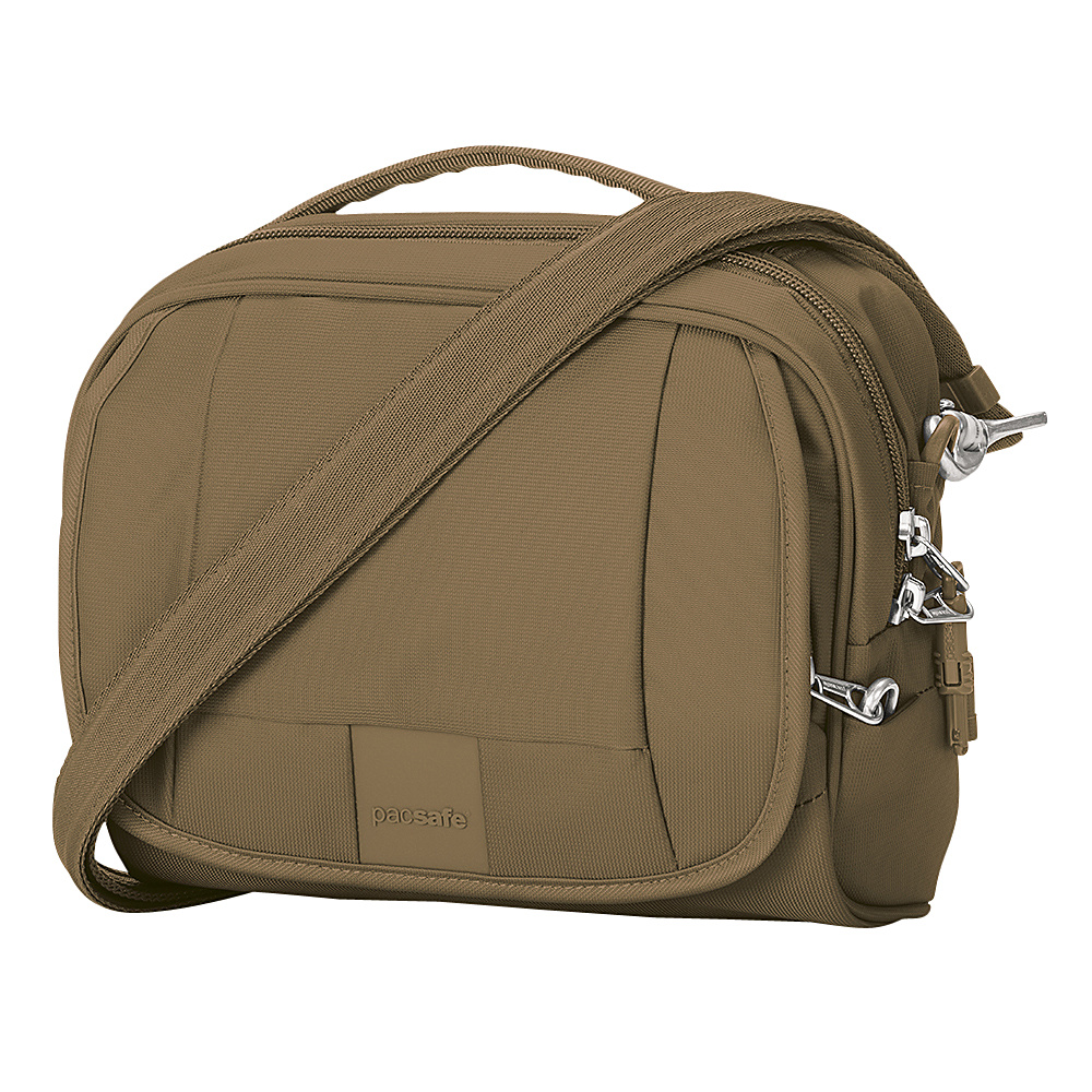 Pacsafe Metrosafe LS140 Anti Theft Compact Shoulder Bag Sandstone Pacsafe Other Men s Bags