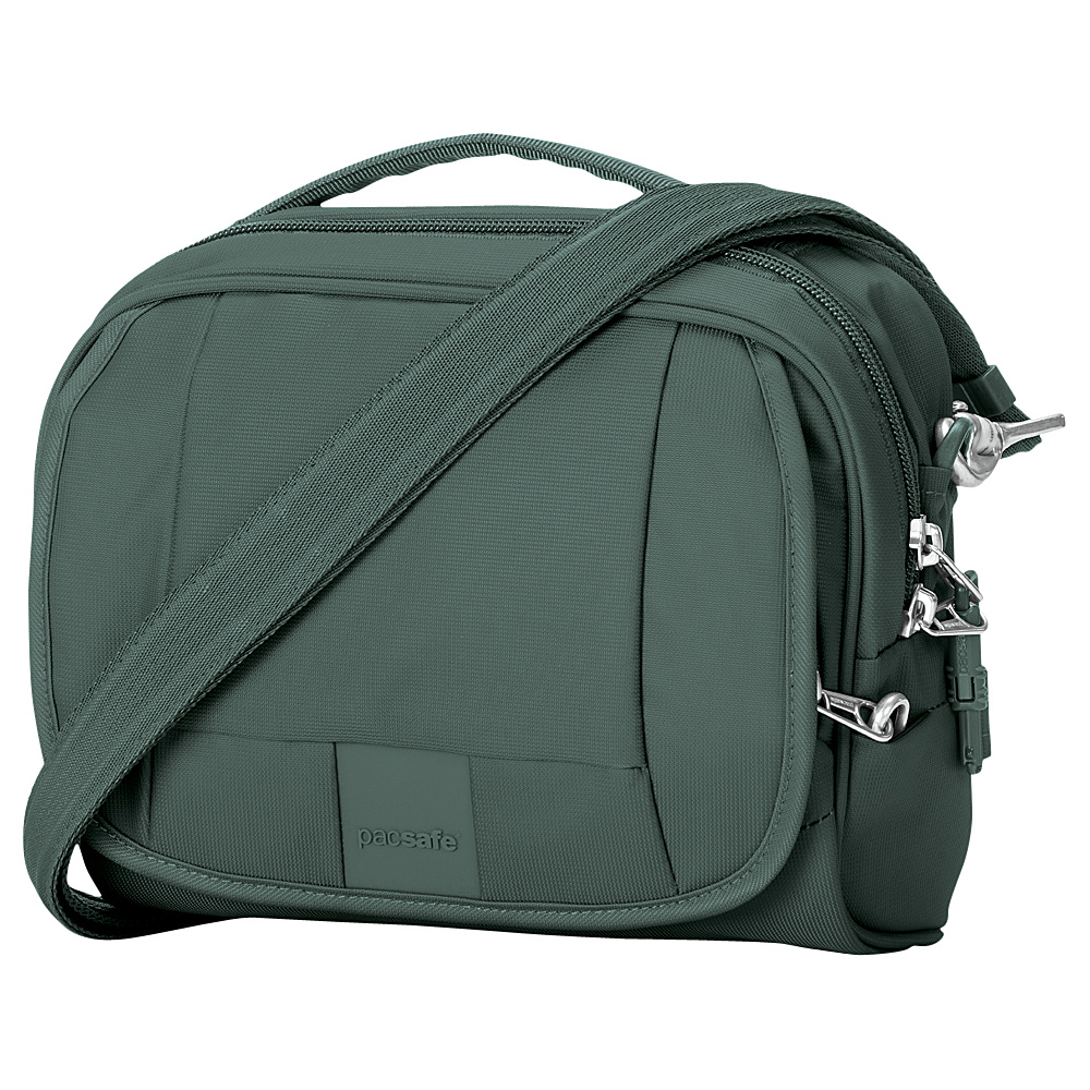 Pacsafe Metrosafe LS140 Anti Theft Compact Shoulder Bag Pine Green Pacsafe Other Men s Bags