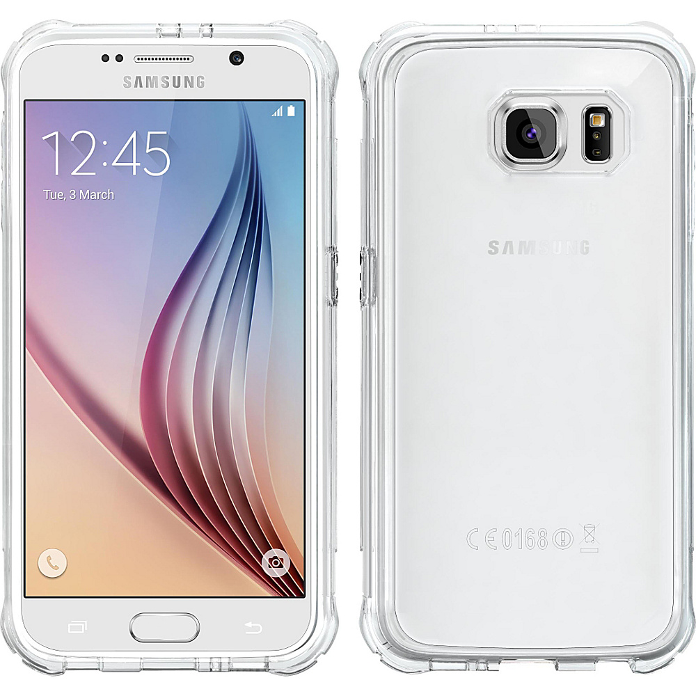 rooCASE Plexis Case for Samsung Galaxy S6 Clear rooCASE Personal Electronic Cases