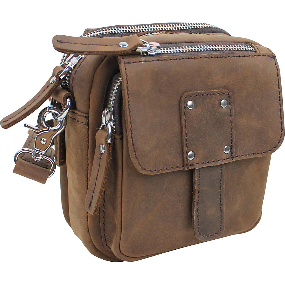 Vagabond Traveler Leather Crossbody Waist Bag Vintage Brown Vagabond Traveler Leather Handbags