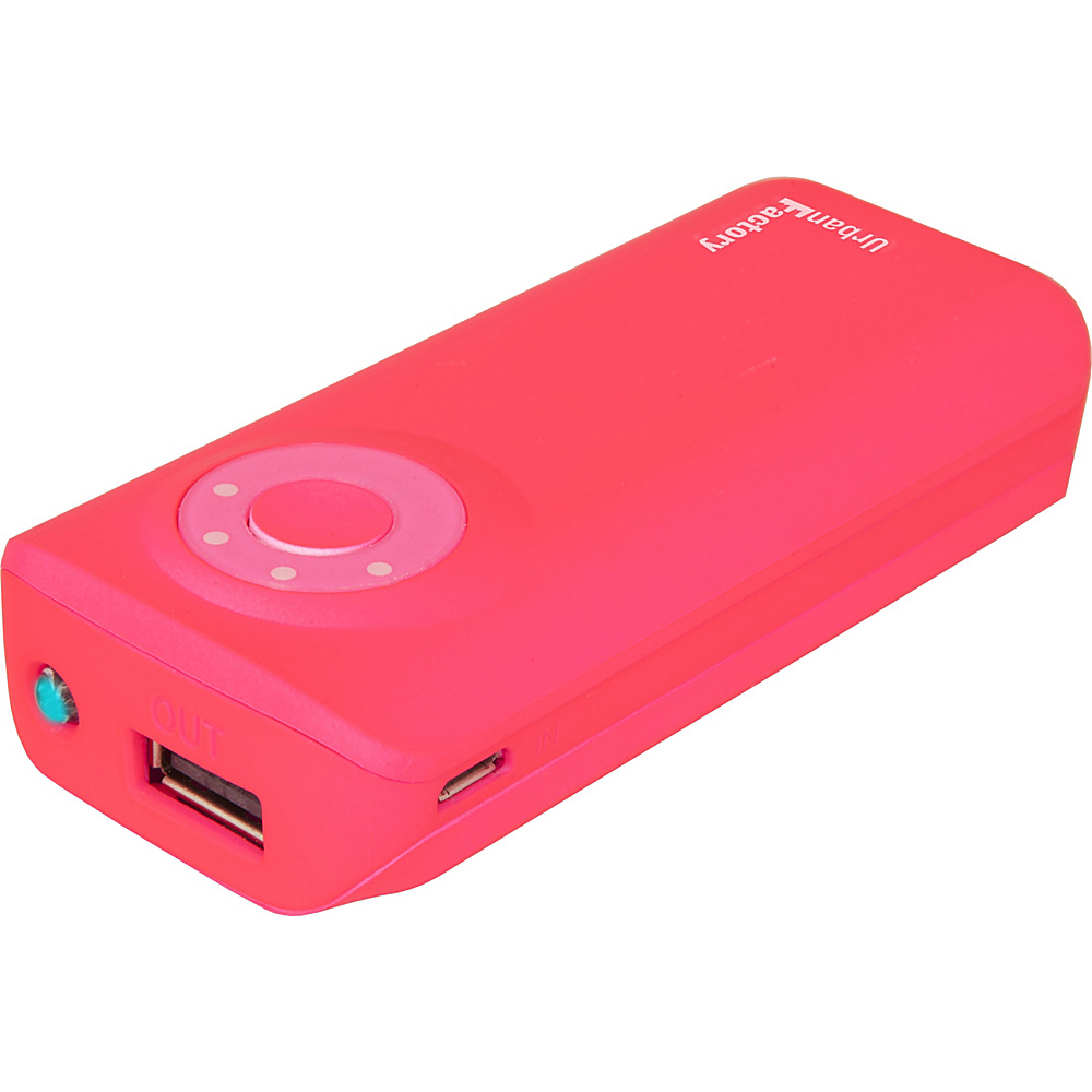 Urban Factory Emergency Battery 5600 mAh Fluo Pink Urban Factory Portable Batteries Chargers