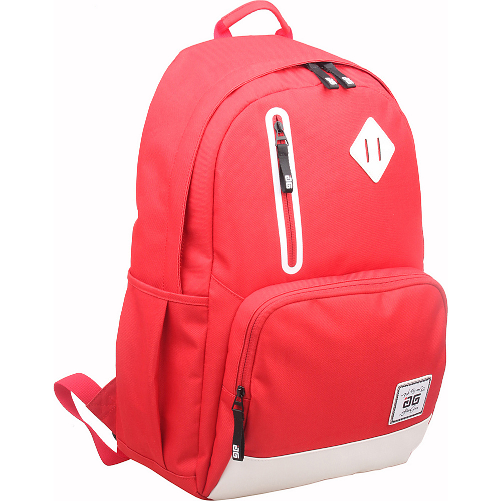 AfterGen Back to School Backpack Red AfterGen Business Laptop Backpacks