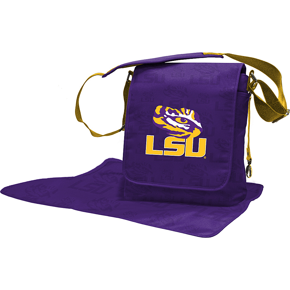 Lil Fan SEC Teams Messenger Bag Louisiana State University Lil Fan Diaper Bags Accessories