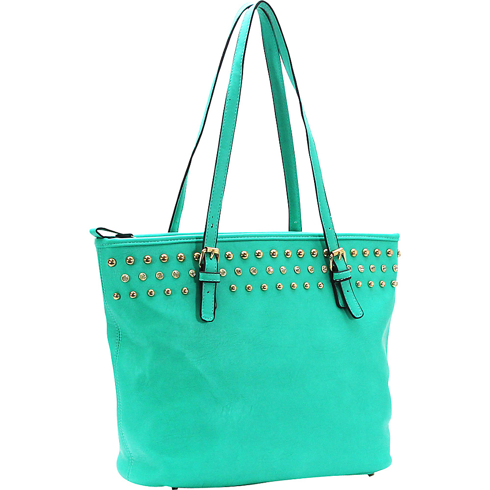 Royal Lizzy Couture Cote a Cote Classic Tote Turquoise Royal Lizzy Couture Manmade Handbags