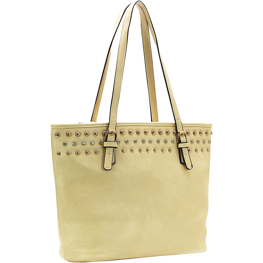 Royal Lizzy Couture Cote a Cote Classic Tote Beige Royal Lizzy Couture Manmade Handbags