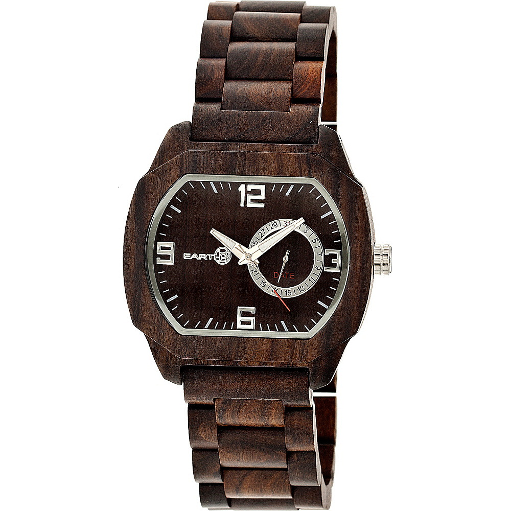 Earth Wood Scaly Wood Unisex Watch Dark Brown Earth Wood Watches