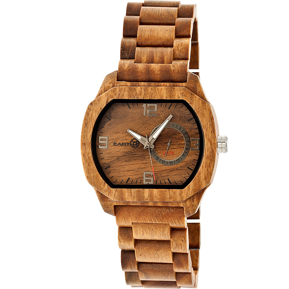 Earth Wood Scaly Wood Unisex Watch Olive Earth Wood Watches