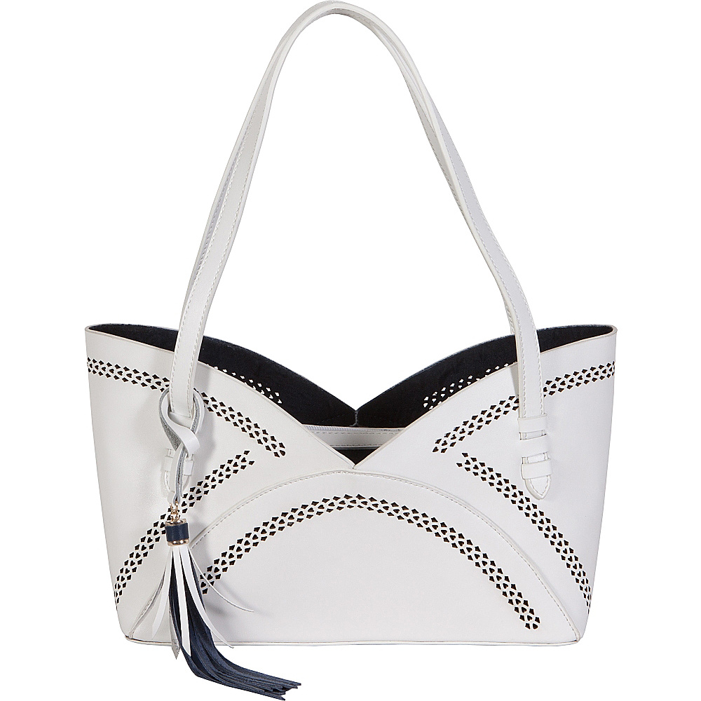 BUCO Small Luna Tote White Nany BUCO Leather Handbags