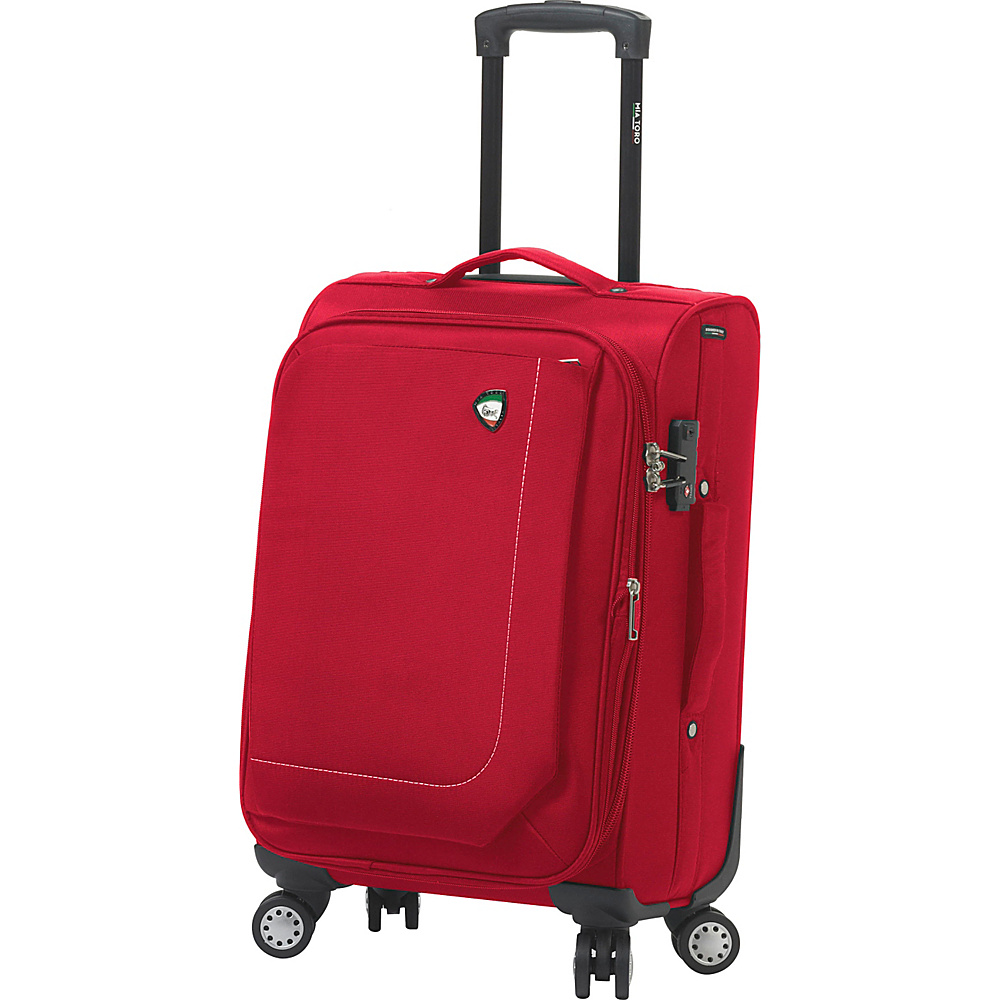 Mia Toro ITALY Madesimo 20 Carry On Red Mia Toro ITALY Small Rolling Luggage