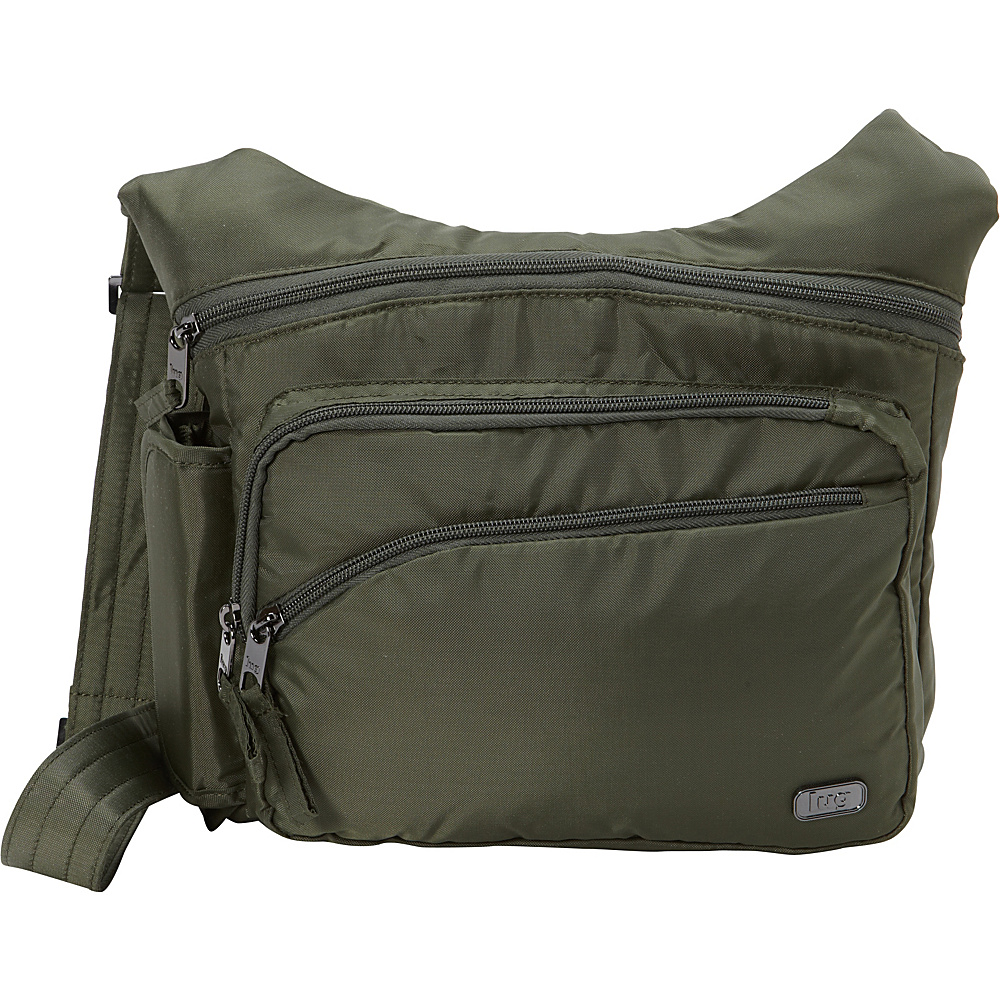 Lug RFID Sidekick Excursion Pouch Olive Green Lug Fabric Handbags