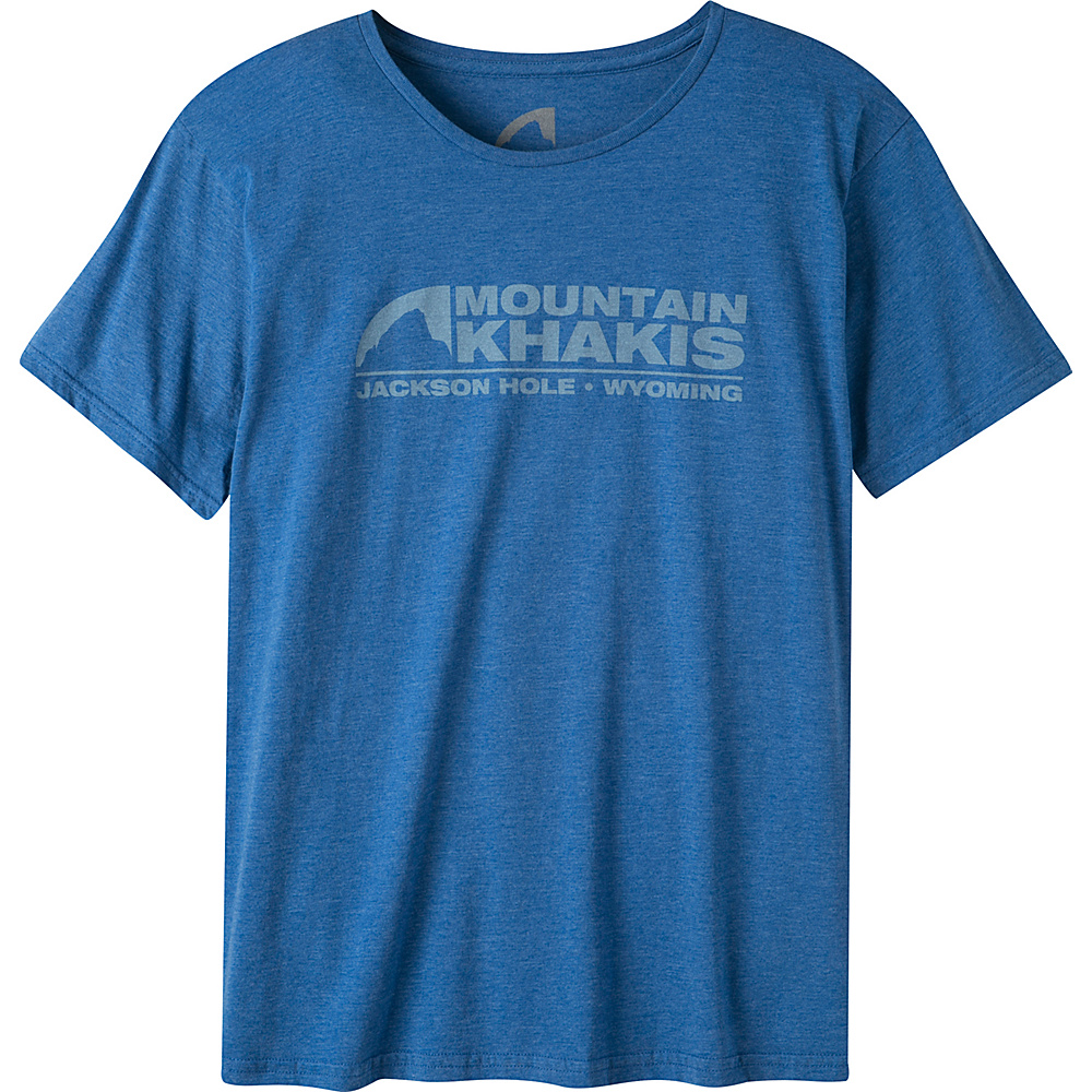 Mountain Khakis Logo Short Sleeve T Shirt 2XL Charcoal Heather Mountain Khakis Men s Apparel