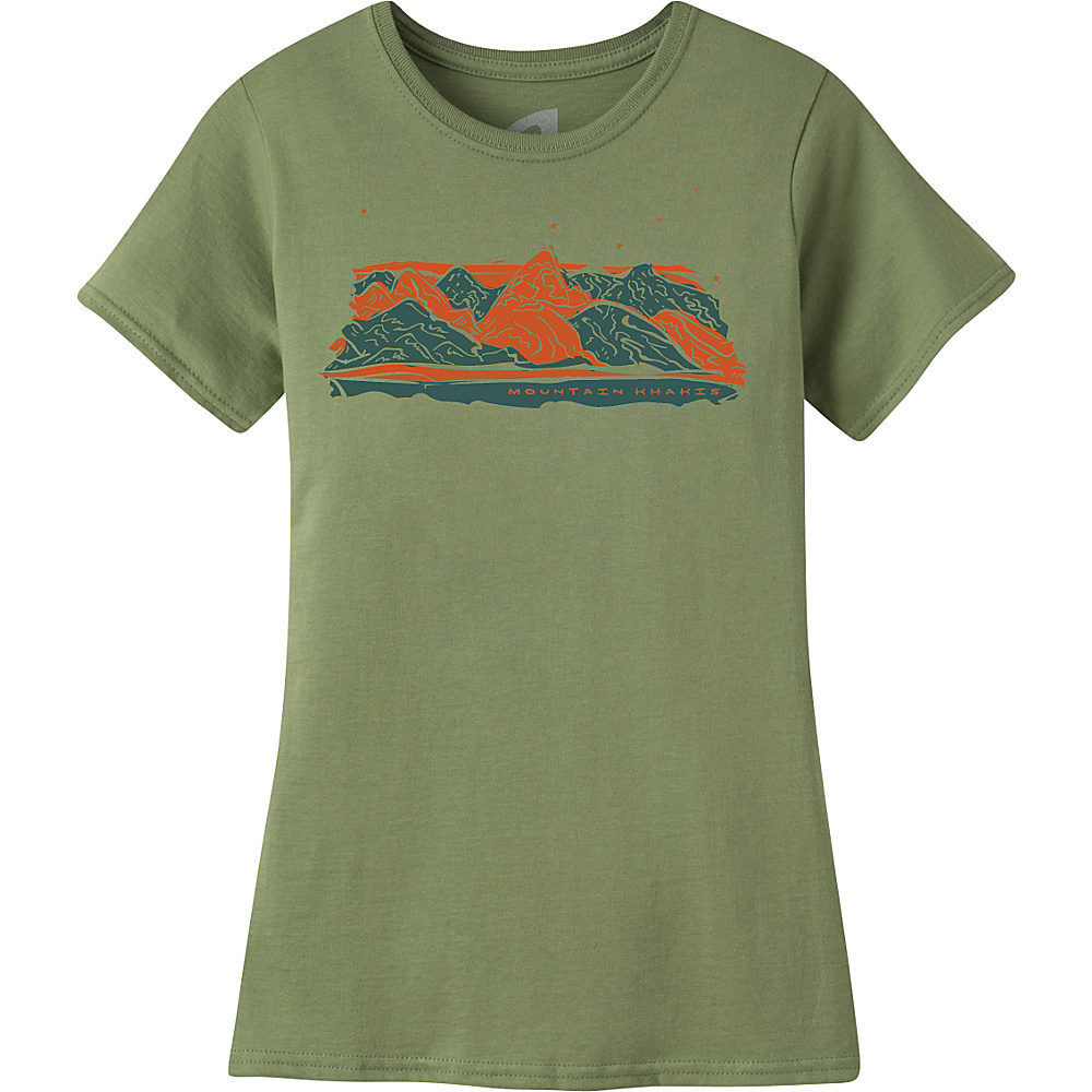 Mountain Khakis Starfield Short Sleeve T Shirt S Wheatgrass Mountain Khakis Women s Apparel