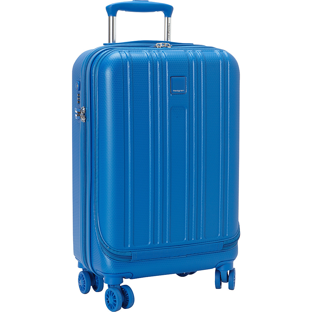 Hedgren 21 Boarding S Carry On Luggage Snorkled Blue Hedgren Hardside Carry On