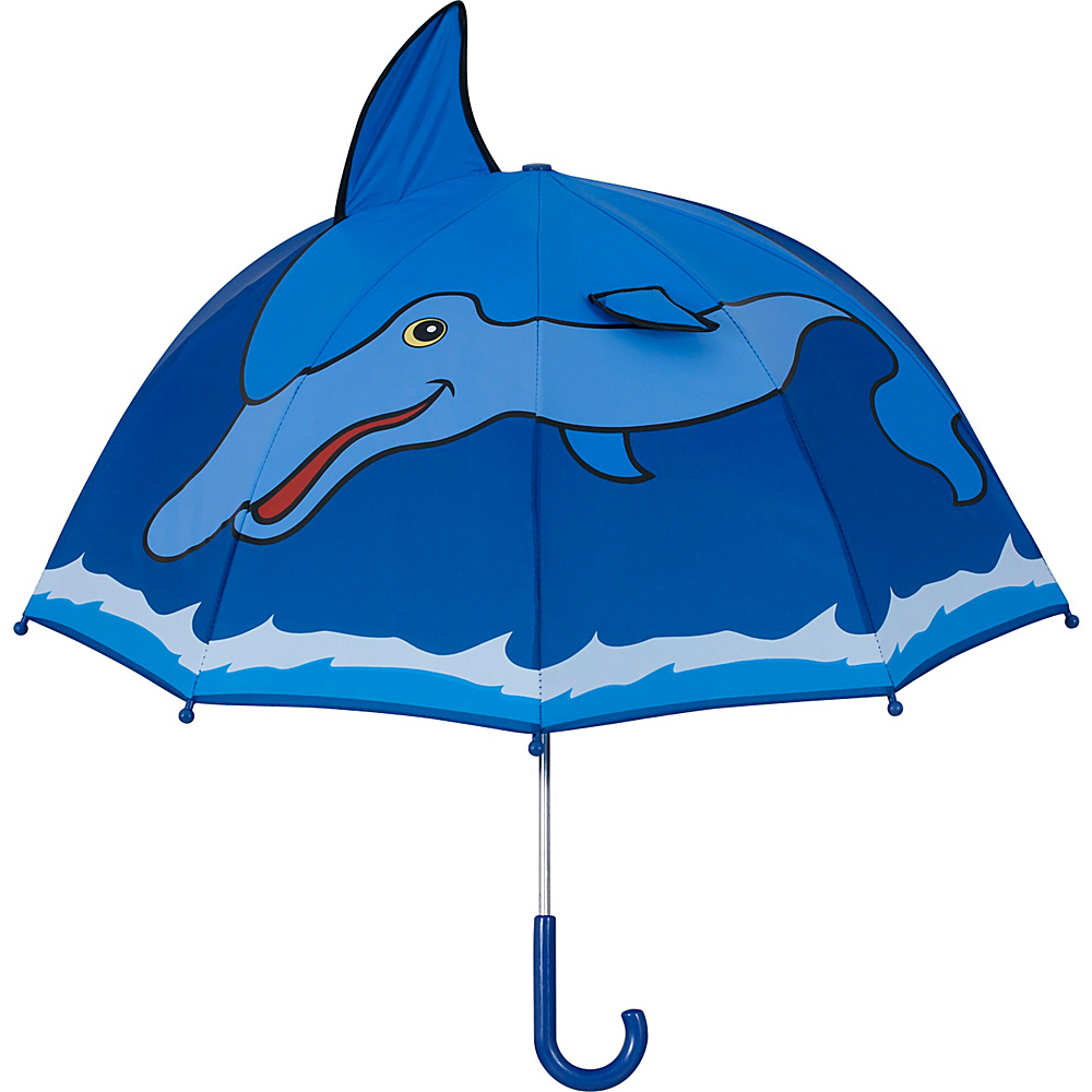 Kidorable Dolphin Umbrella Blue One Size Kidorable Umbrellas and Rain Gear