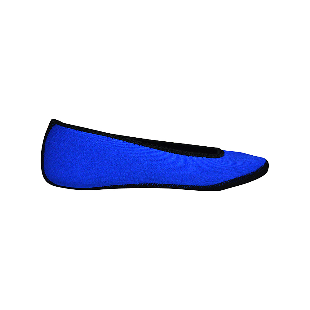 NuFoot Ballet Flats Travel Slippers Solids S Royal Blue Large NuFoot Women s Footwear