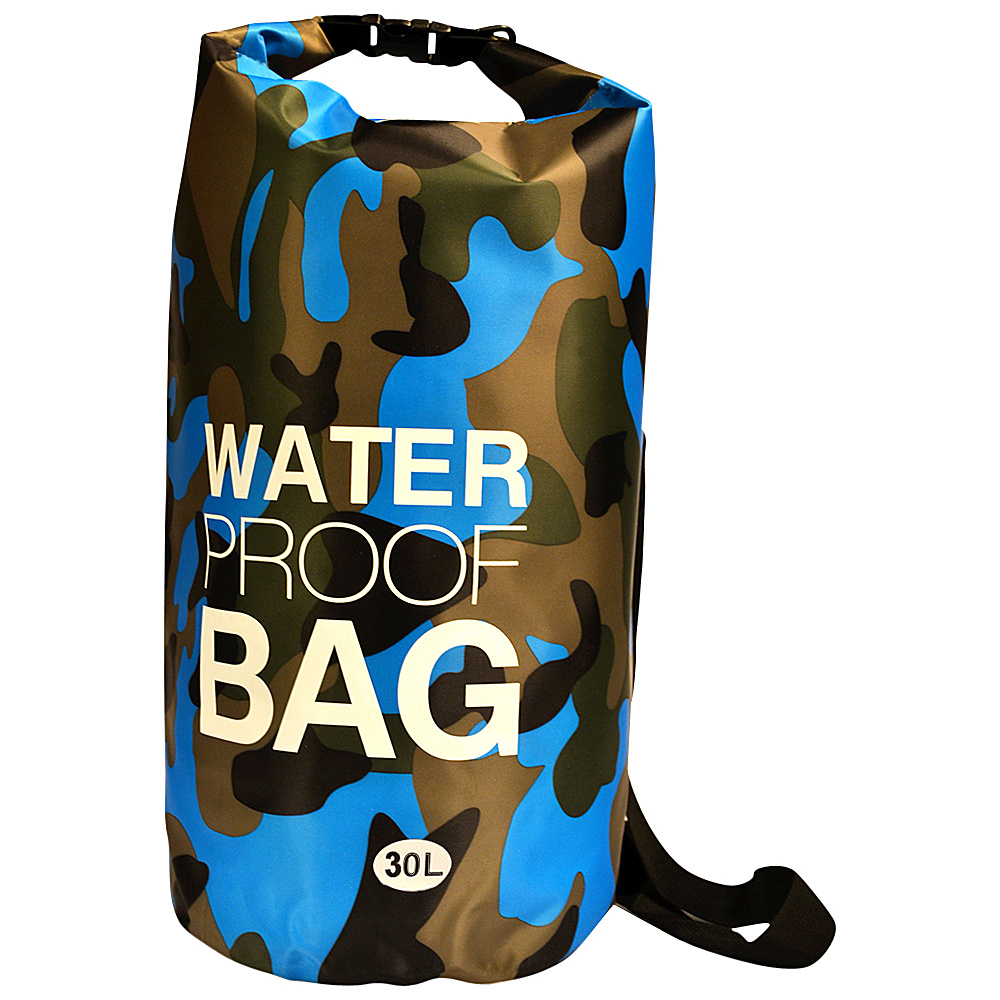 NuFoot NuPouch Water Proof Bags 30L Light Blue Camo NuFoot Travel Organizers