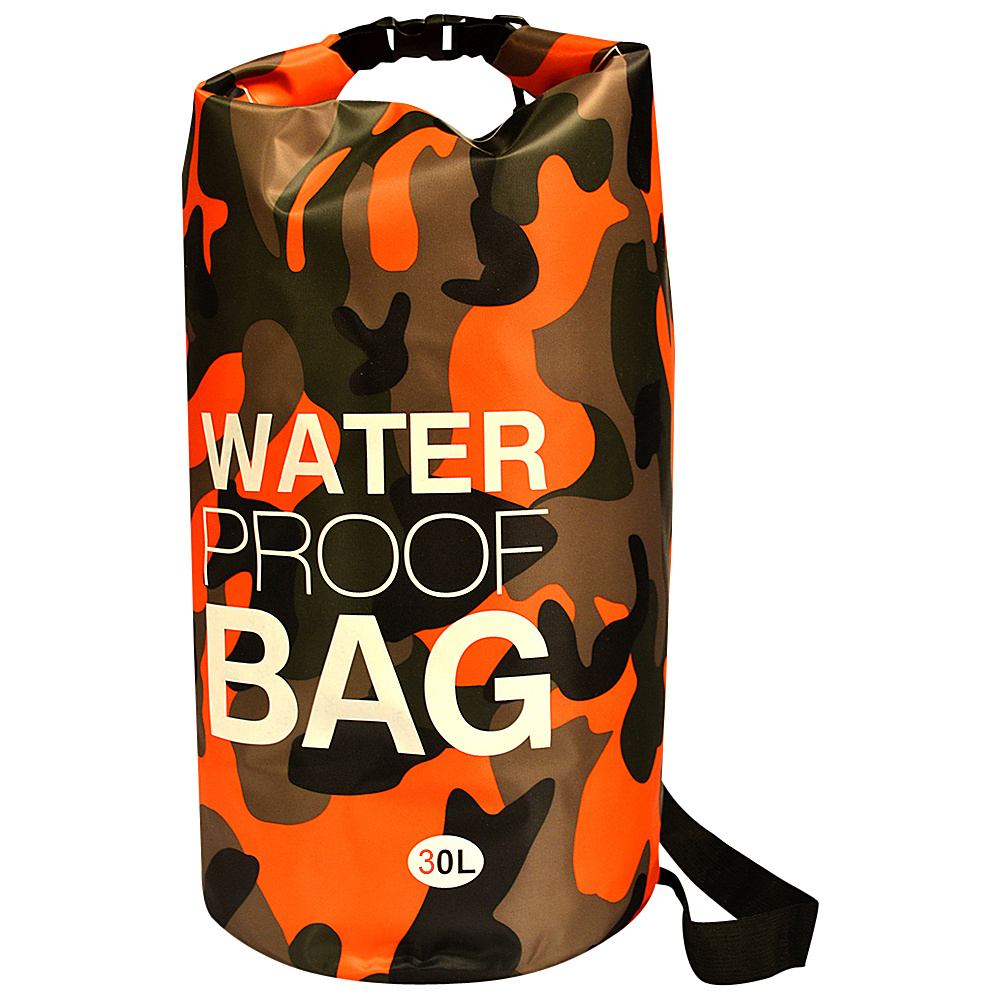NuFoot NuPouch Water Proof Bags 30L Orange Camo NuFoot Travel Organizers