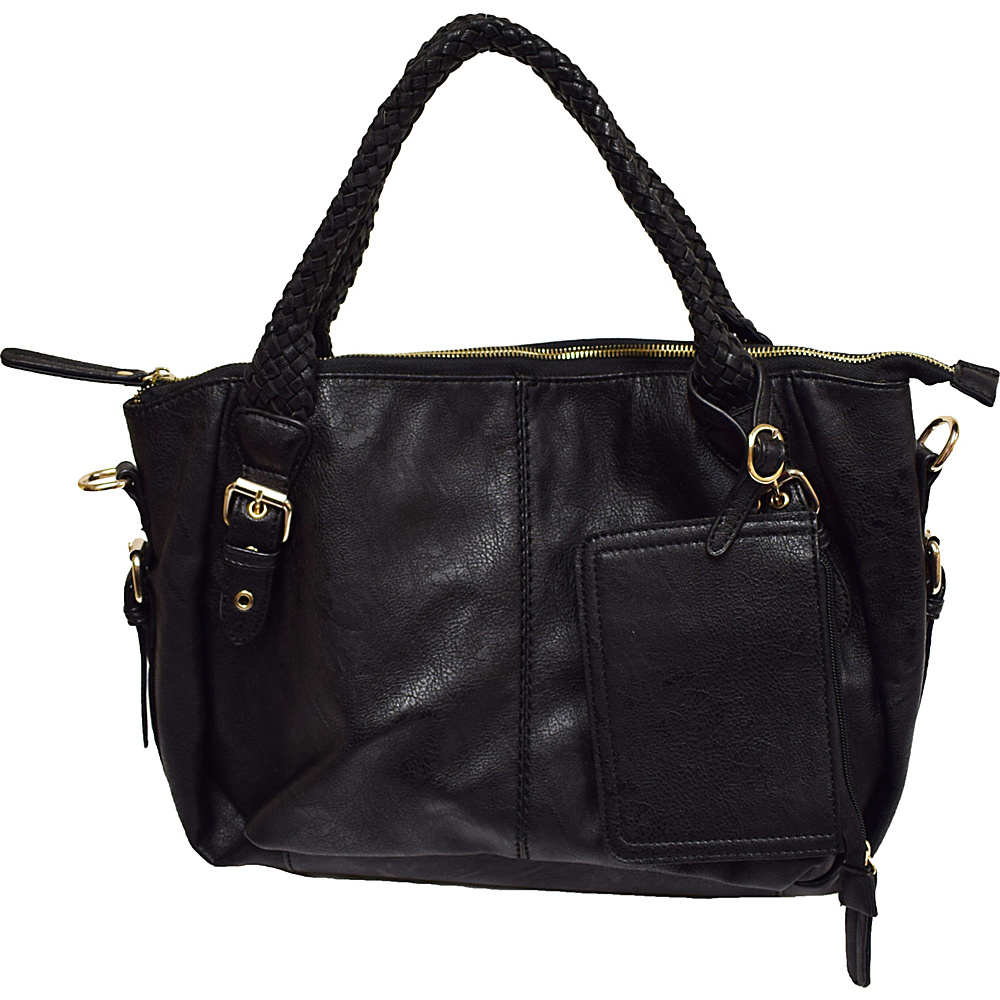 Donna Bella Designs Jaelynn Tote Black Donna Bella Designs Fabric Handbags