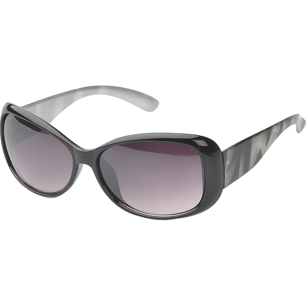 SW Global Eyewear Bonita Oval Fashion Sunglasses Black Grey SW Global Sunglasses