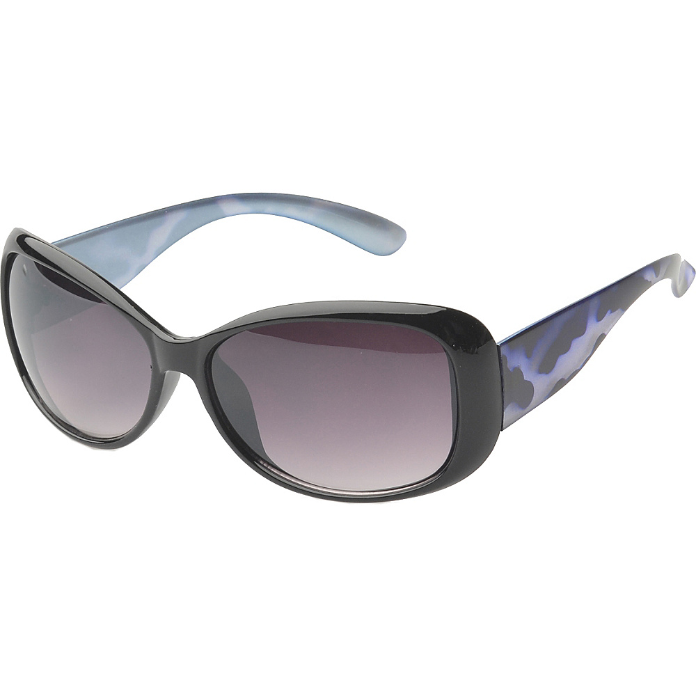 SW Global Eyewear Bonita Oval Fashion Sunglasses Black Purple SW Global Sunglasses