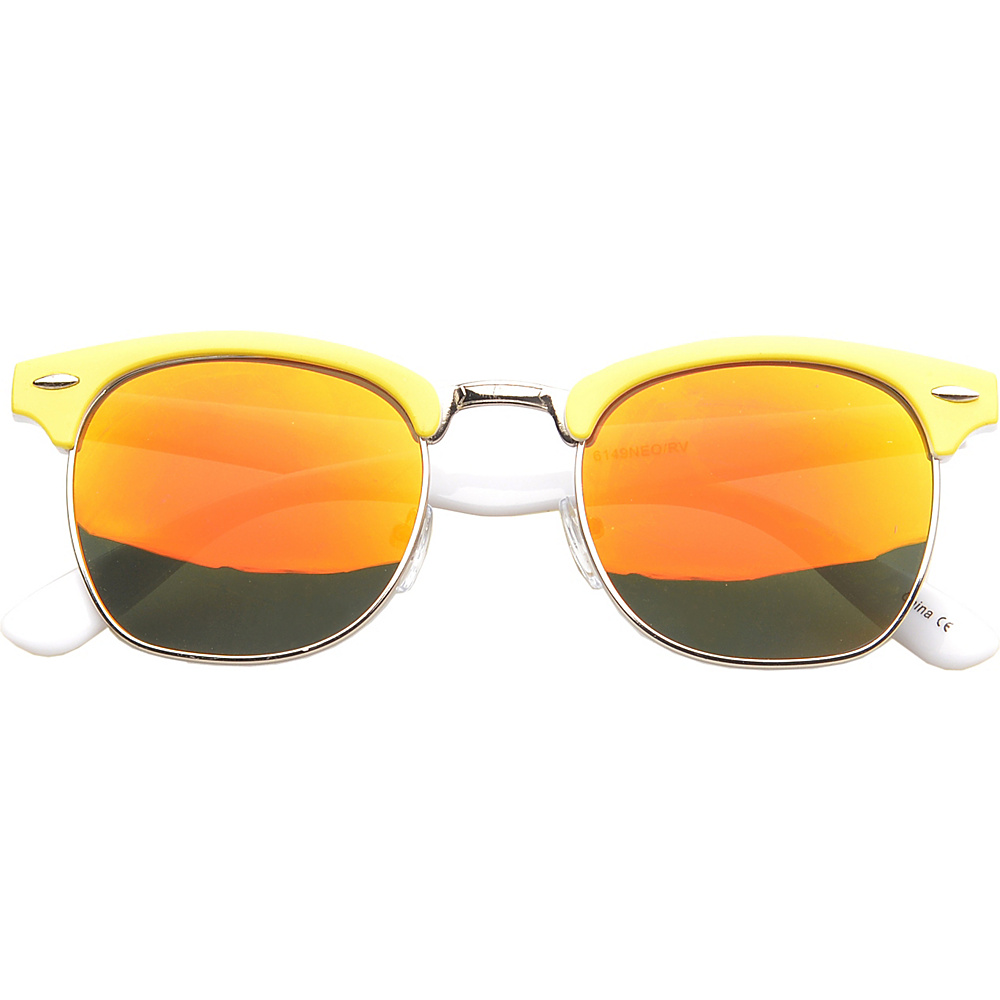 SW Global Eyewear Ortonville Soho Fashion Sunglasses Yellow SW Global Sunglasses