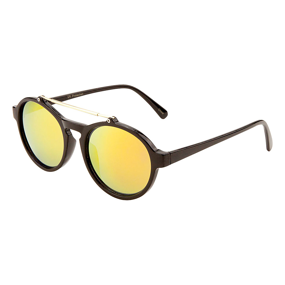 SW Global Eyewear Leva Double Bridge Oval Fashion Sunglasses Orange SW Global Sunglasses