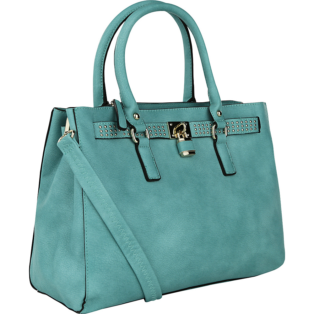 MKF Collection Daisy Satchel Light Green MKF Collection Manmade Handbags
