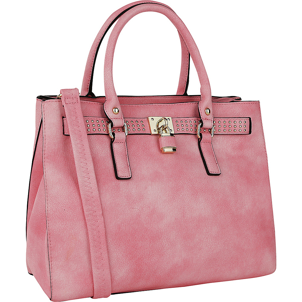 MKF Collection Daisy Satchel Light Pink MKF Collection Manmade Handbags