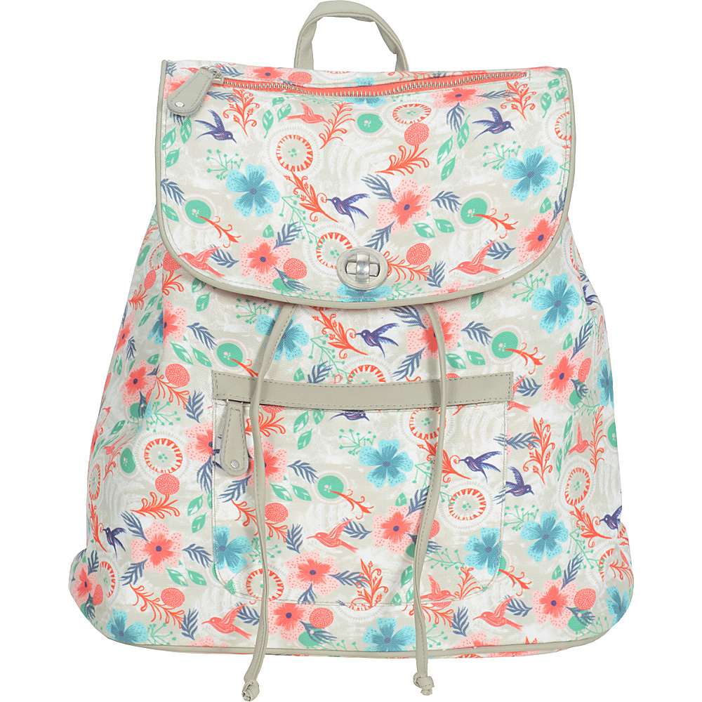 Capri Designs Sarah Watts Slouch Backpack Morning Dew Capri Designs Fabric Handbags