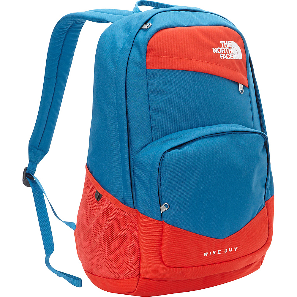 The North Face Wise Guy Backpack Banff Blue Fiery Red The North Face Everyday Backpacks