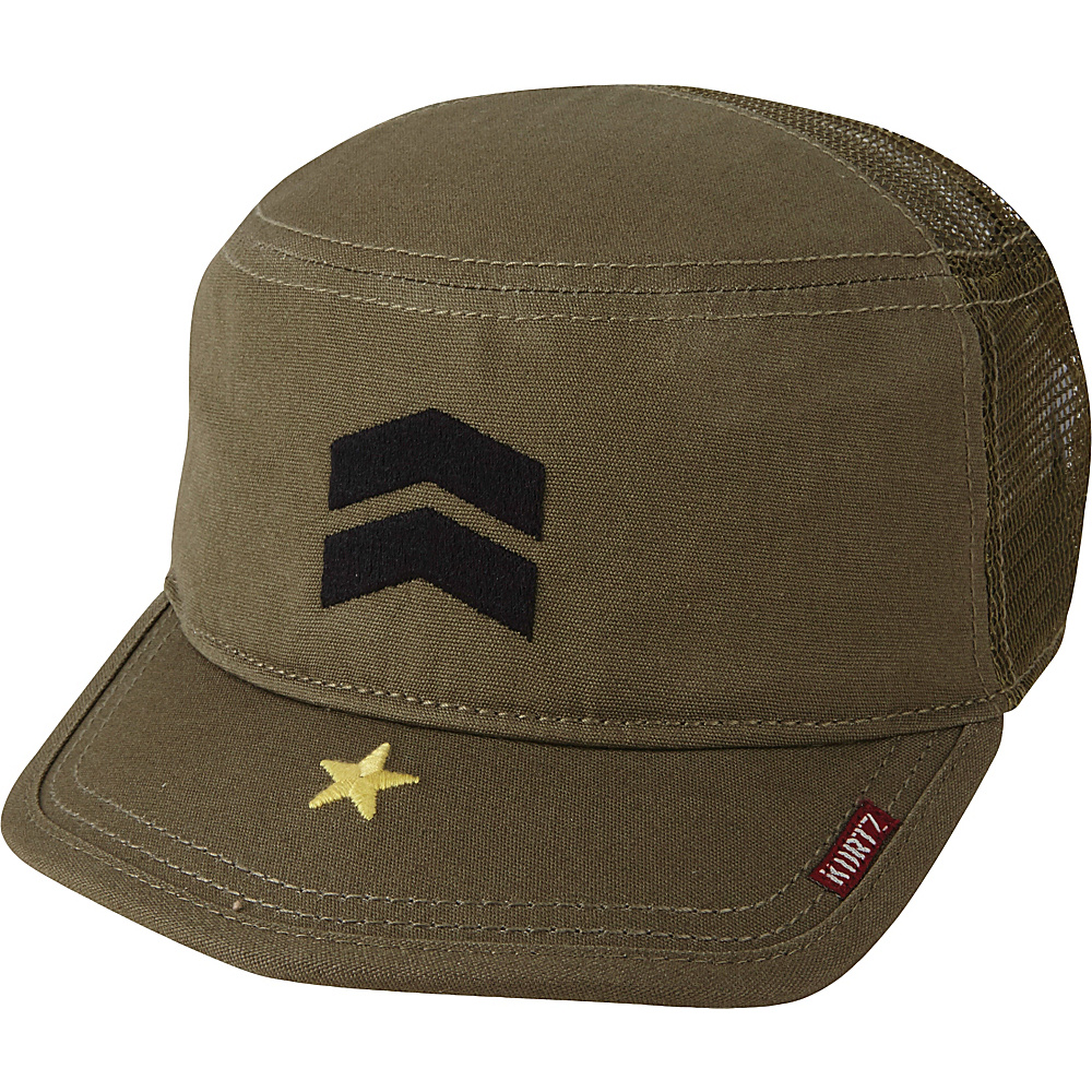 A Kurtz Fritz Trucker Hat Military Green A Kurtz Hats