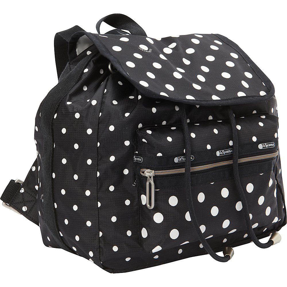 LeSportsac Mini Voyager Backpack Sun Multi Black LeSportsac Fabric Handbags