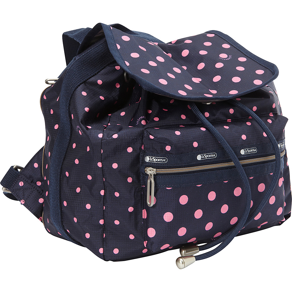 LeSportsac Mini Voyager Backpack Sun Multi Pink LeSportsac Fabric Handbags
