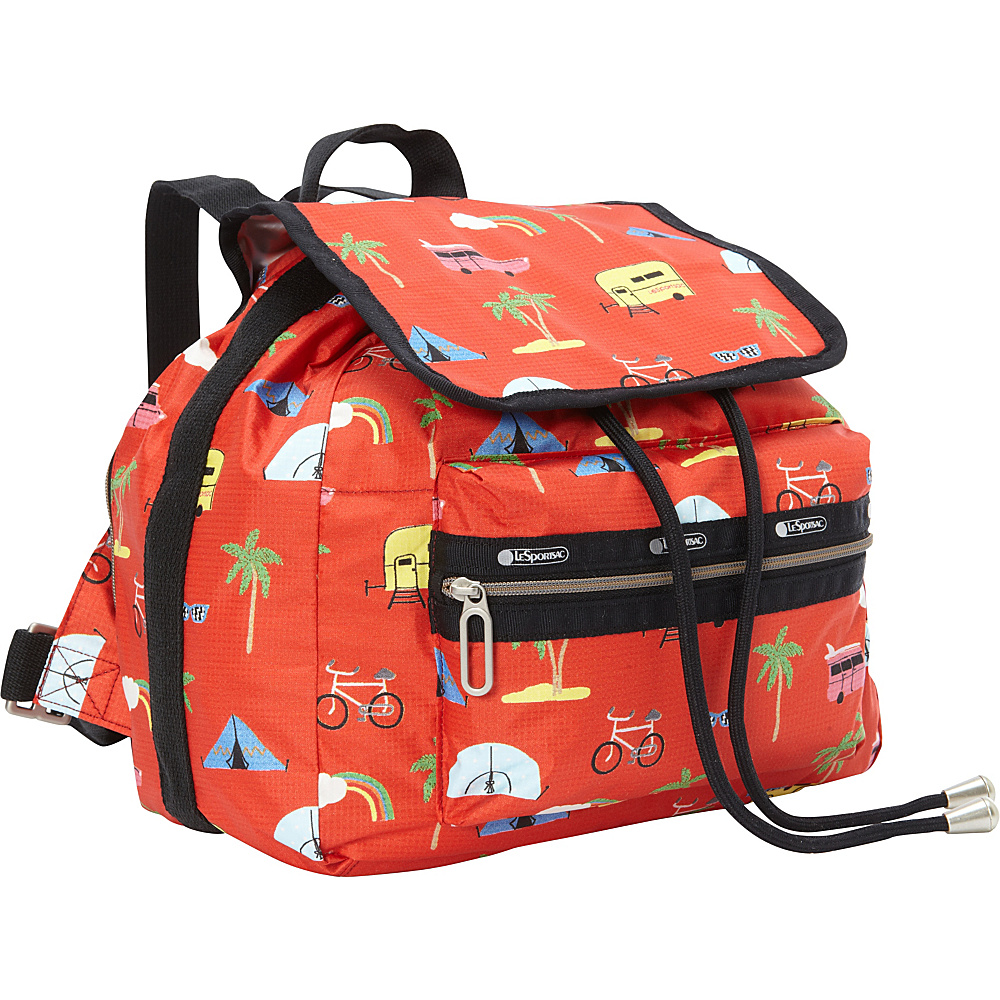 LeSportsac Mini Voyager Backpack Roadtrip Vacation LeSportsac Fabric Handbags