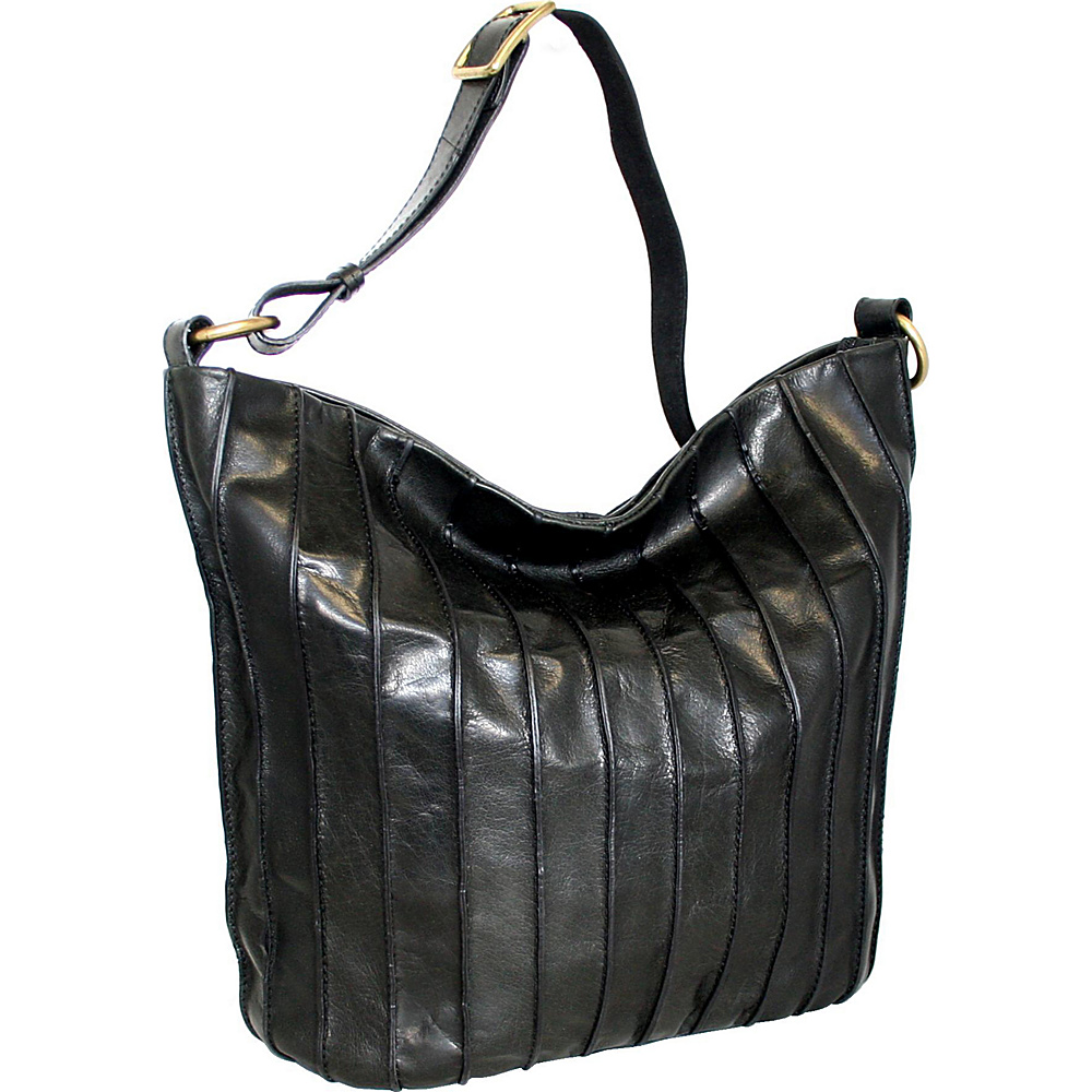 Nino Bossi Jackie Blue Crossbody Black Nino Bossi Leather Handbags