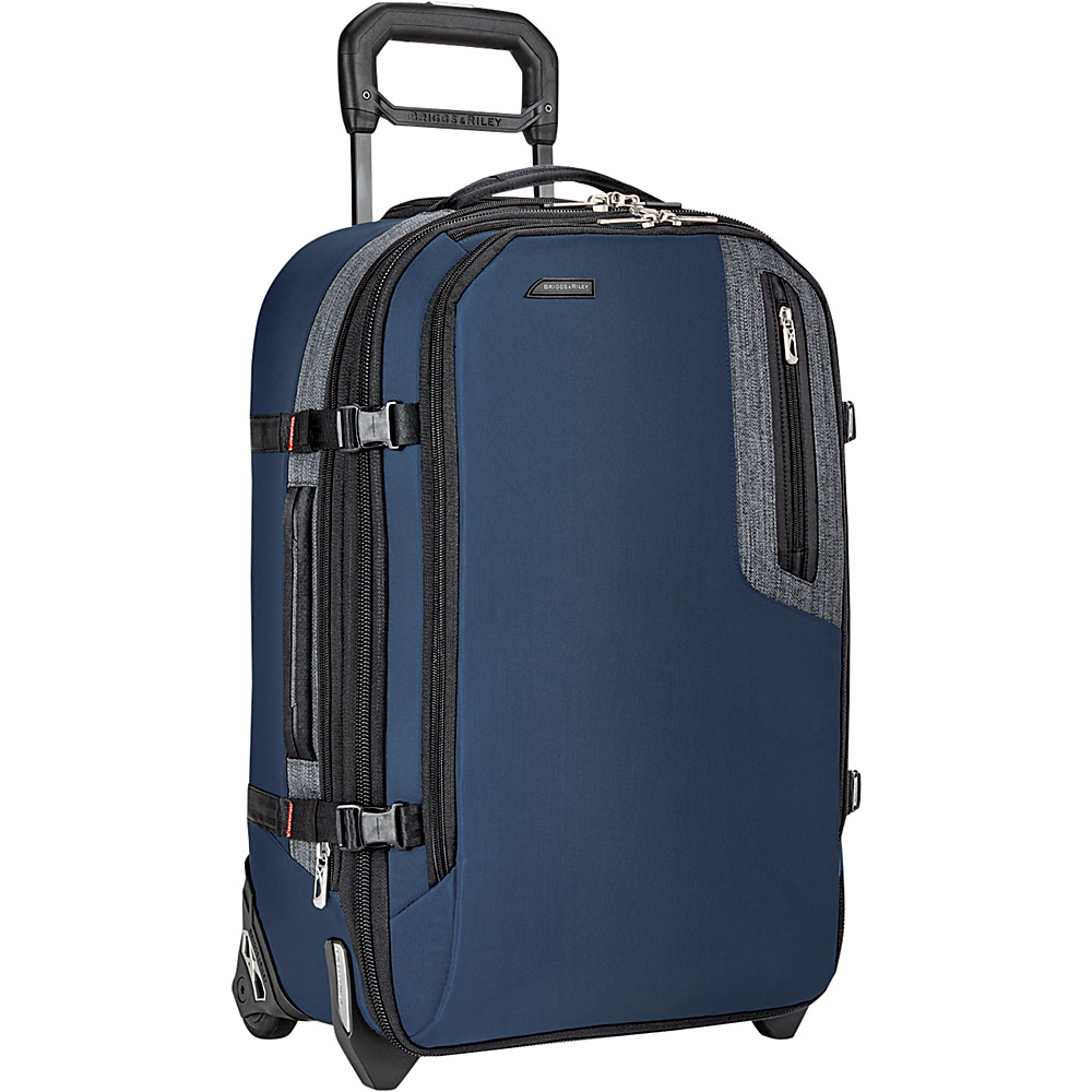 Briggs Riley Explore Commuter Expandable Upright Blue Briggs Riley Softside Carry On