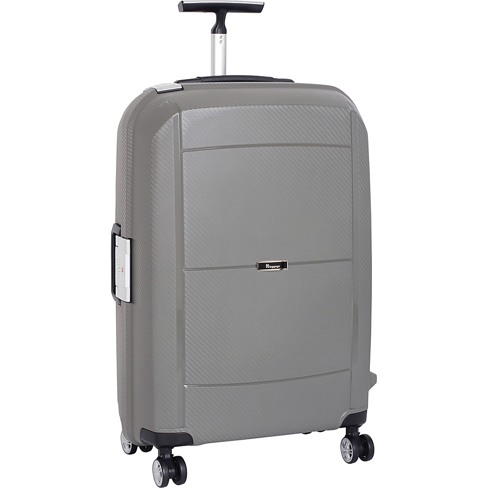 it luggage Monoguard 26.6 inch 8 Wheel Spinner Grey it luggage Large Rolling Luggage